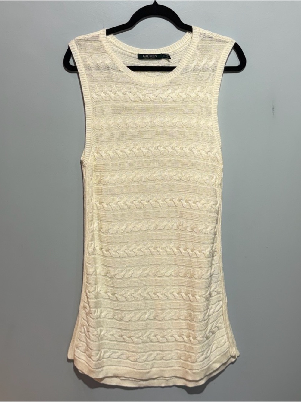 Lauren Ralph Lauren Green Label Sleeveless Summer Knit Dress